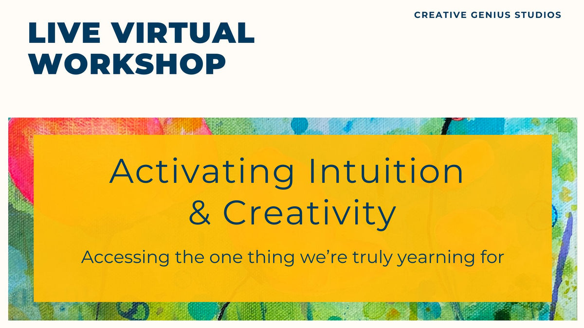 Activating Intuition & Creativity LIVE virtual workshop – Kate Shepherd ...