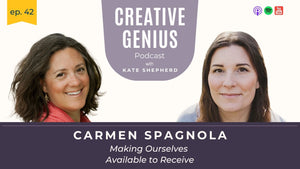 Episode 42 - Carmen Spagnola, Author The Spirited Kitchen - Making Ourselves Available to Receive