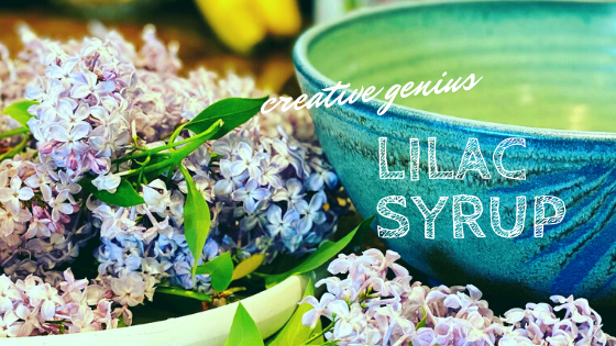 Lilac Syrup recipe - Creative Genius abounds in Springtime!