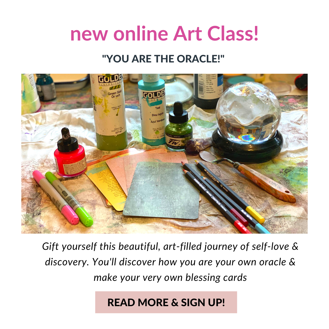 New Online Art Class - You are the Oracle COMING SOON!