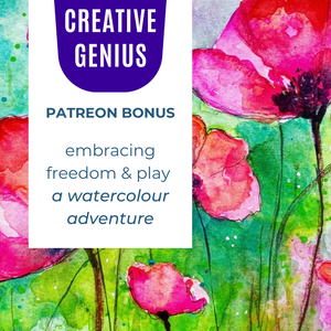 Patreon Bonus Episode #39 - Embracing Freedom and Play: A Watercolor Adventure