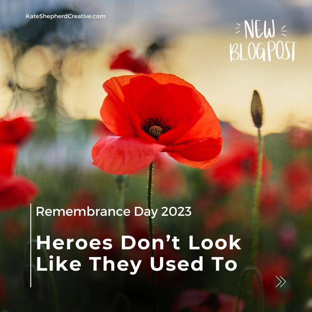Heroes Don't Look Like They Used To - Remembrance Day 2023