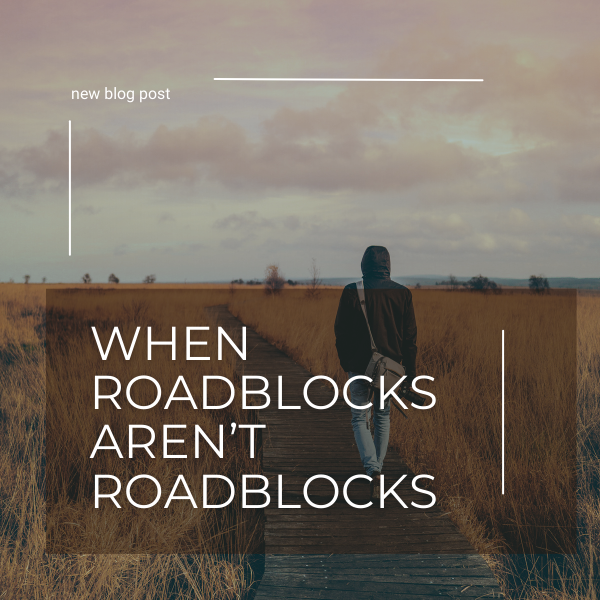 When the Roadblocks Aren’t Roadblocks