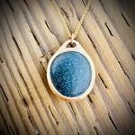Load image into Gallery viewer, Pebblebelly Pendant - Golden Bronze Beach Pebble Necklace  P755
