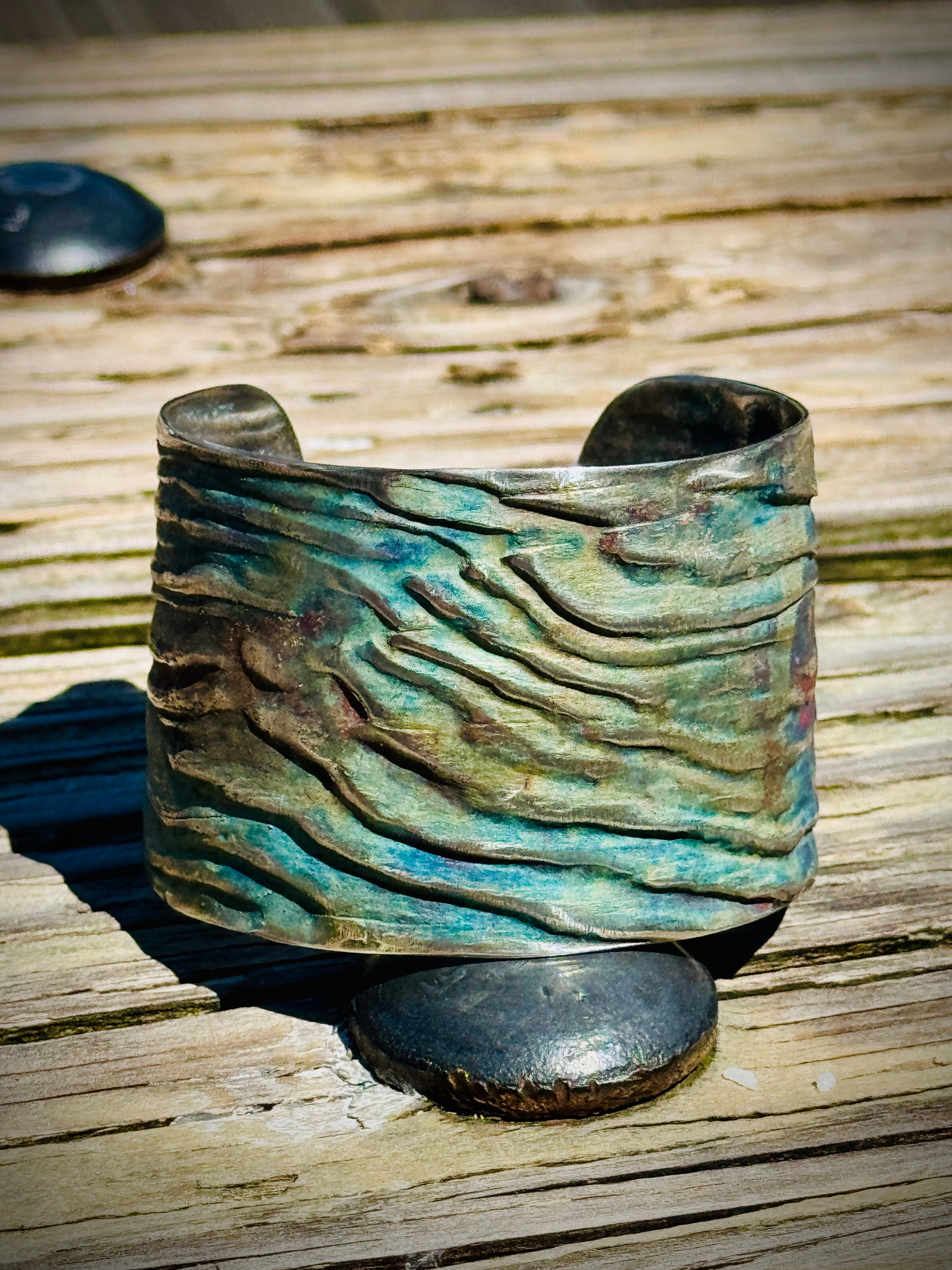 Sterling Silver West Coast Cuff Bracelet Driftwood