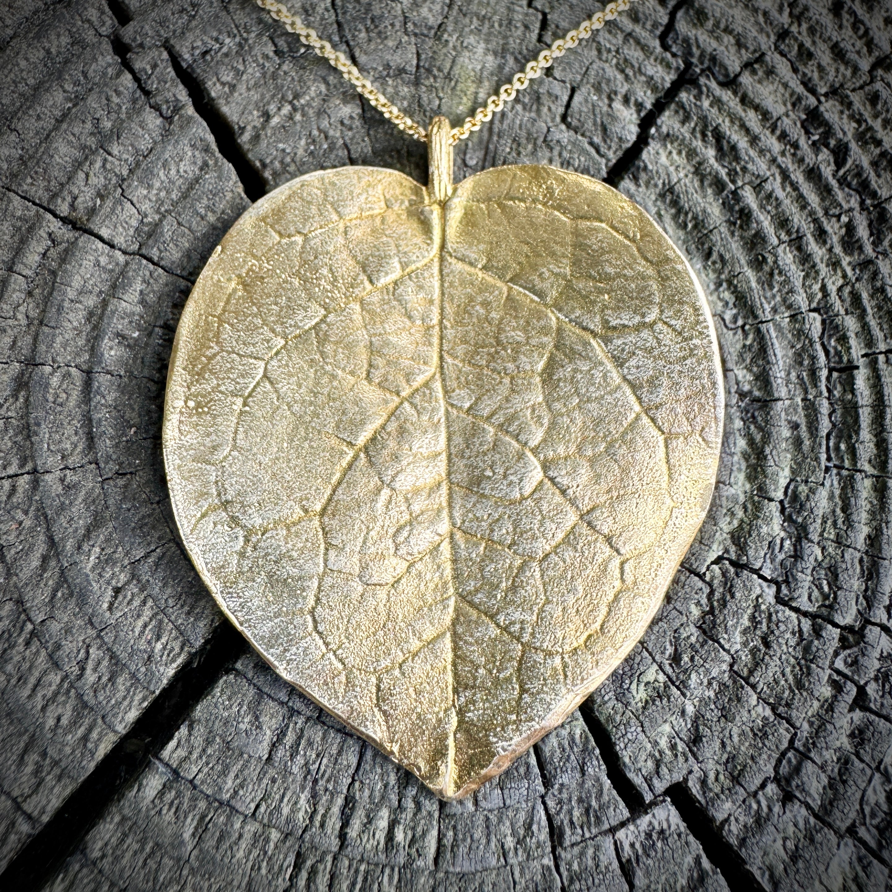 Giant Salal Leaf Necklace