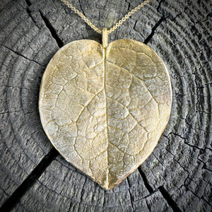 Giant Salal Leaf Necklace