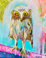 Load image into Gallery viewer, Grumpy Wet Owls: Steve (Limited Edition Prints)
