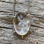 Load image into Gallery viewer, Clear Quartz Talisman (Yellowjackets Jewelry) 346
