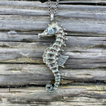 Load image into Gallery viewer, Handmade Seahorse Pendant
