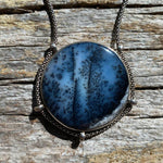 Load image into Gallery viewer, Winter&#39;s Day Dendritic Opal Talisman (Yellowjackets Jewelry) 449
