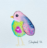 Load image into Gallery viewer, &quot;Angel&quot; Gratitude Bird - Original Watercolour Painting for yourself or send to a loved one
