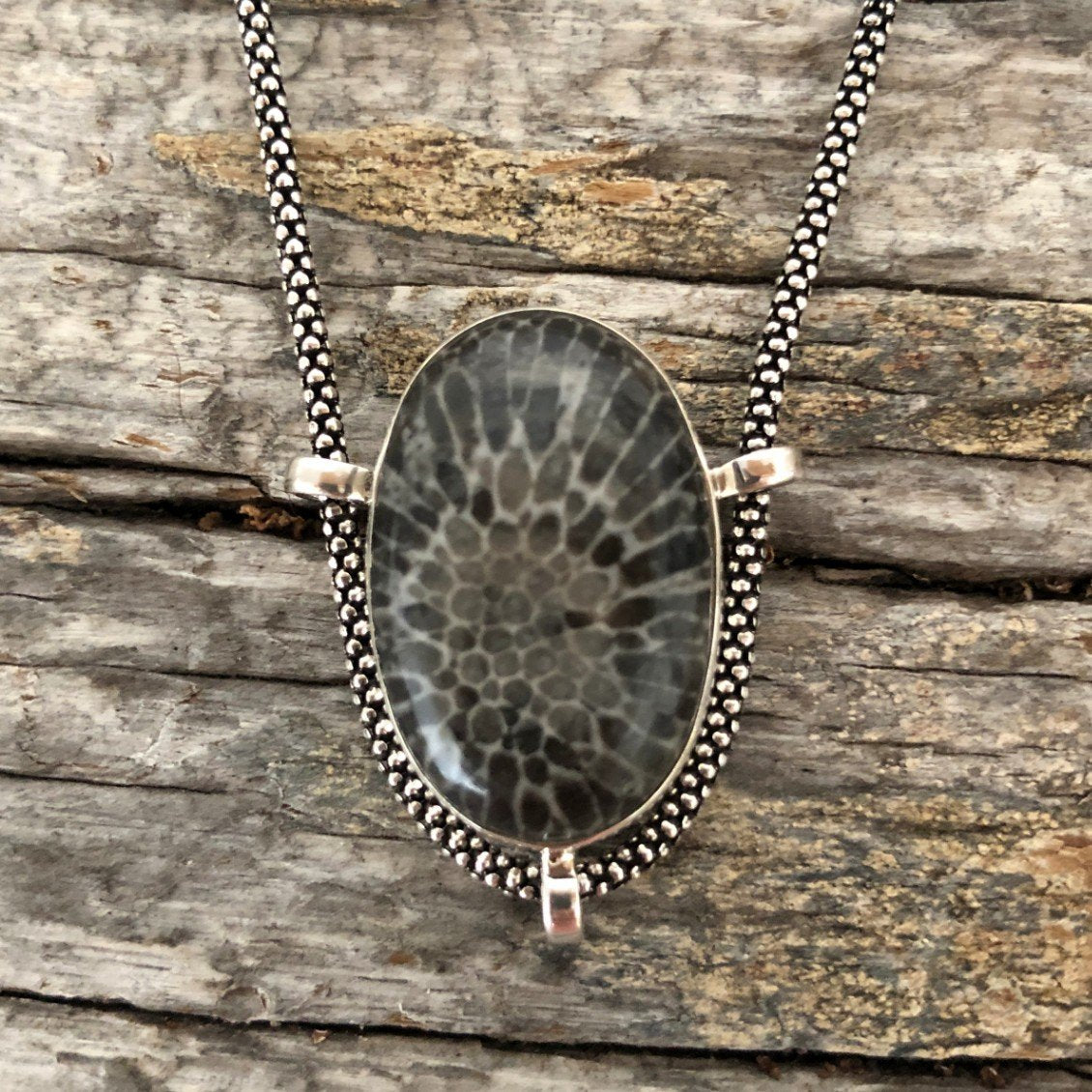 Snakeskin Jasper Talisman (Yellowjackets Jewelry) 300