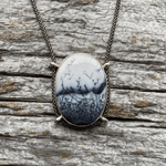 Load image into Gallery viewer, Dendritic Opal Nurtured Talisman (Yellowjackets Jewelry) # 447
