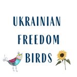 Load image into Gallery viewer, &quot;Kateryna&quot; Ukrainian FREEDOM BIRD- Original Watercolour Painting (fundraiser)
