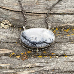 Load image into Gallery viewer, Dendritic Opal Nurtured Talisman (Yellowjackets Jewelry) # 334
