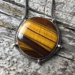 Load image into Gallery viewer, Tiger&#39;s Eye Talisman (Yellowjackets Jewelry) 341
